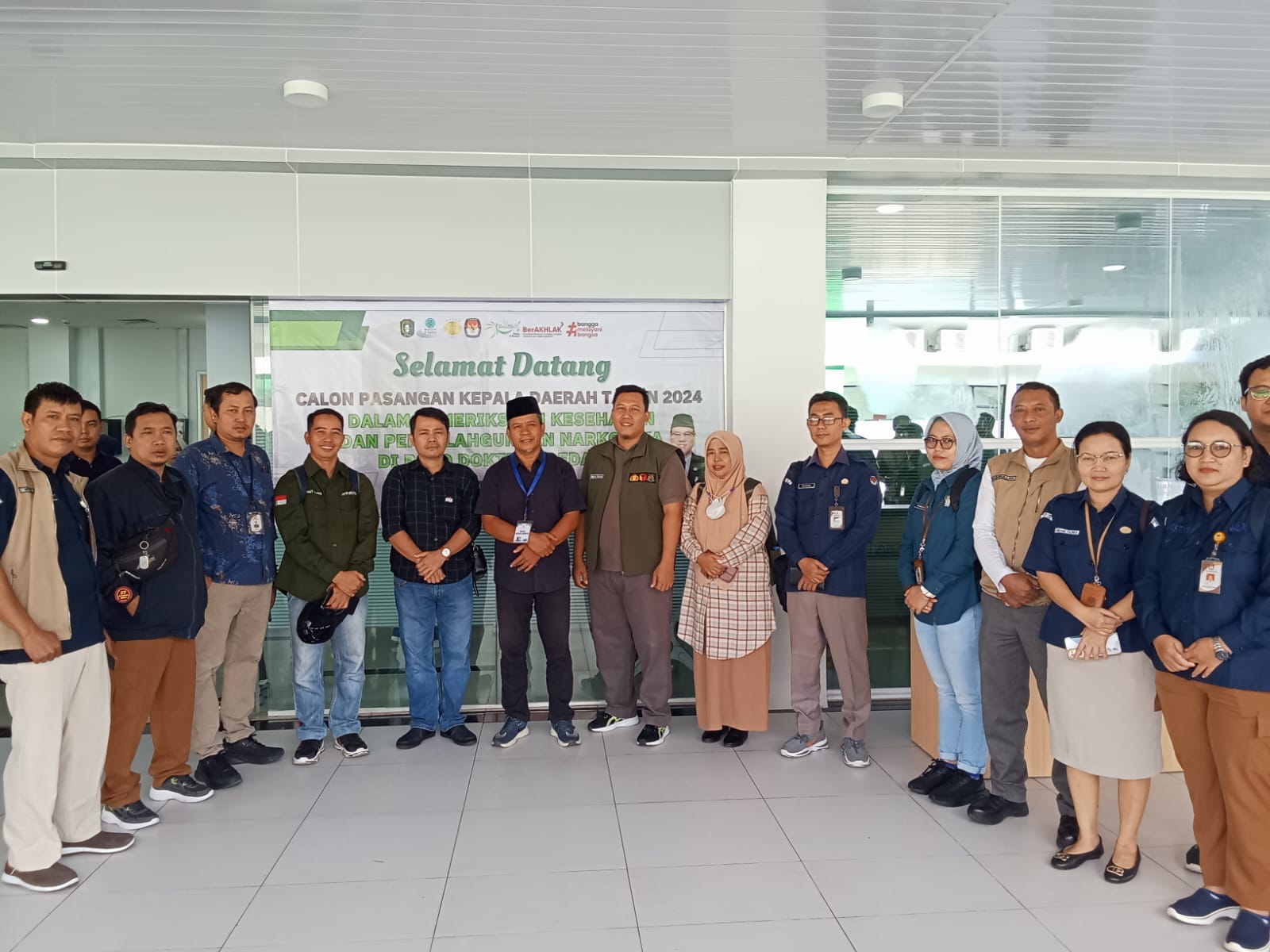 Pengawasan Tes Kesehatan Pasangan Calon