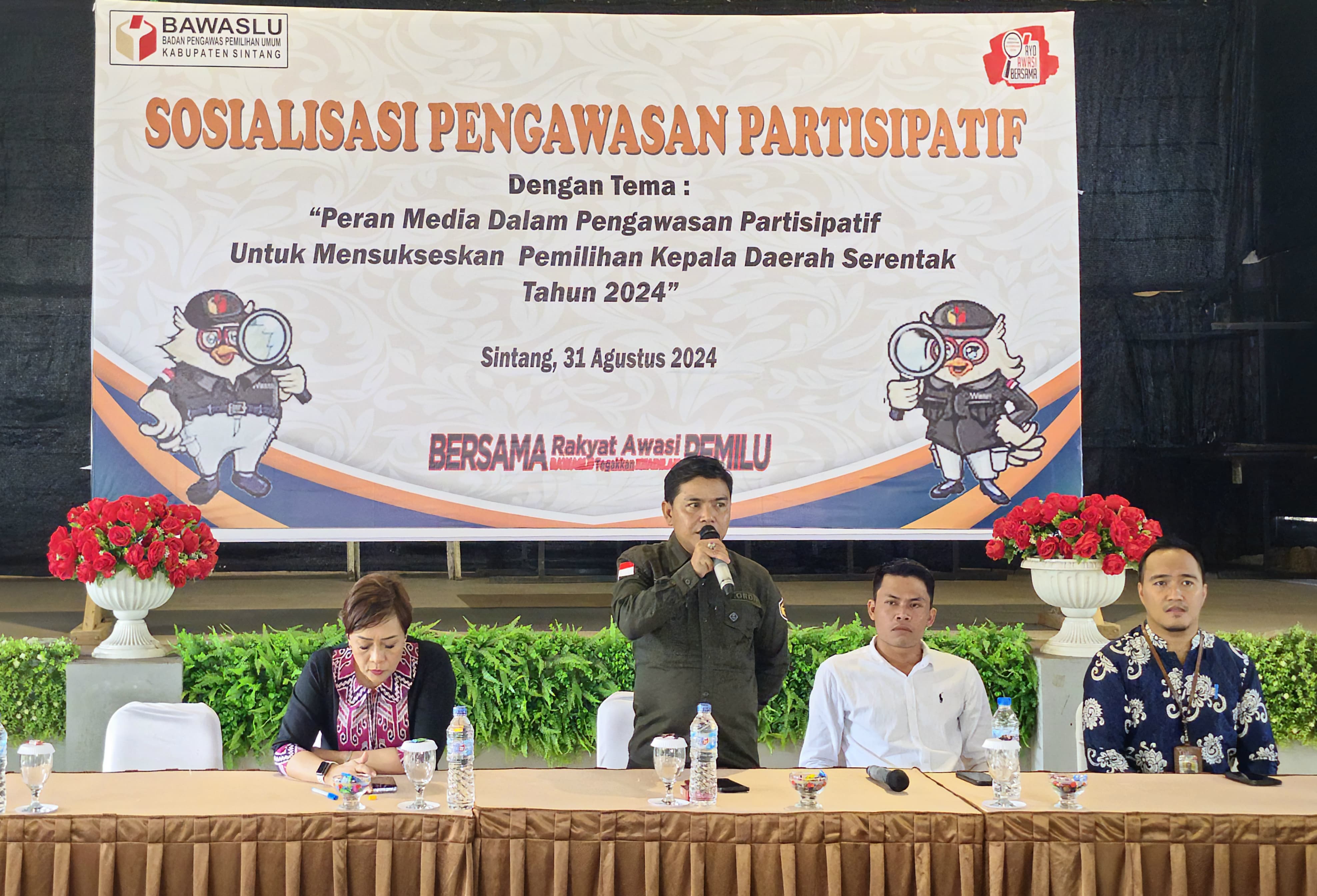 Sosialisasi Pengawasan Partisipatif Bersama Media