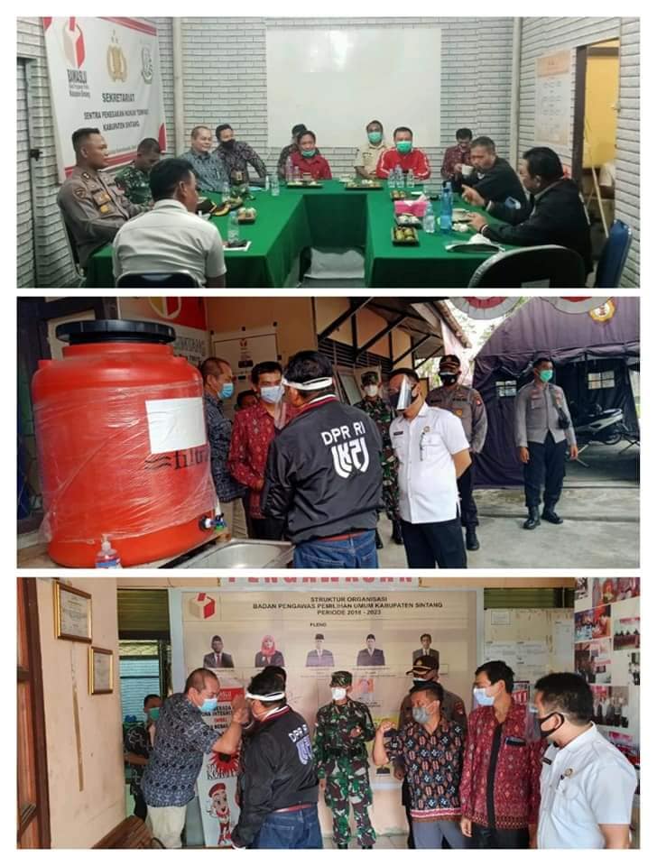 Bawaslu Sintang mendapat "Kunjungan Kerja Anggota DPR RI Komisi II"