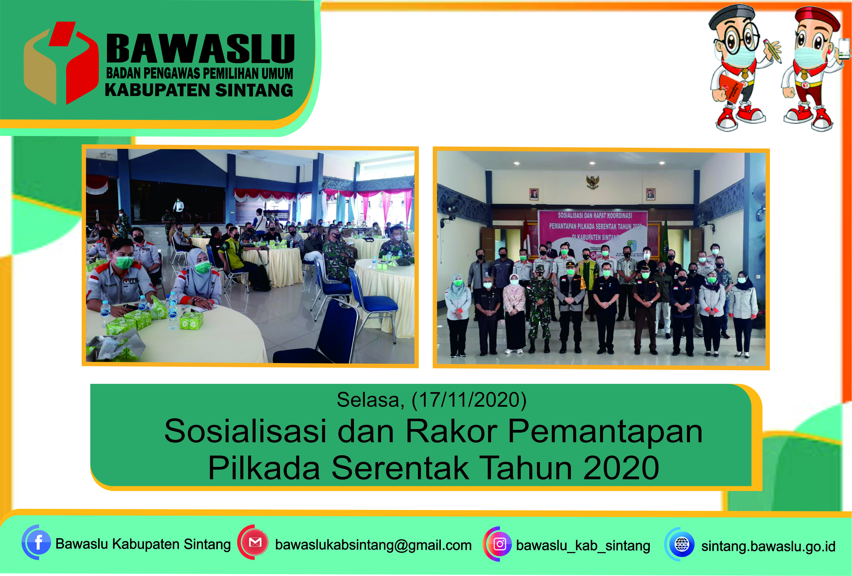 Sosialisasi dan Rakor Pemantapan Pilkada Serentak Tahun 2020