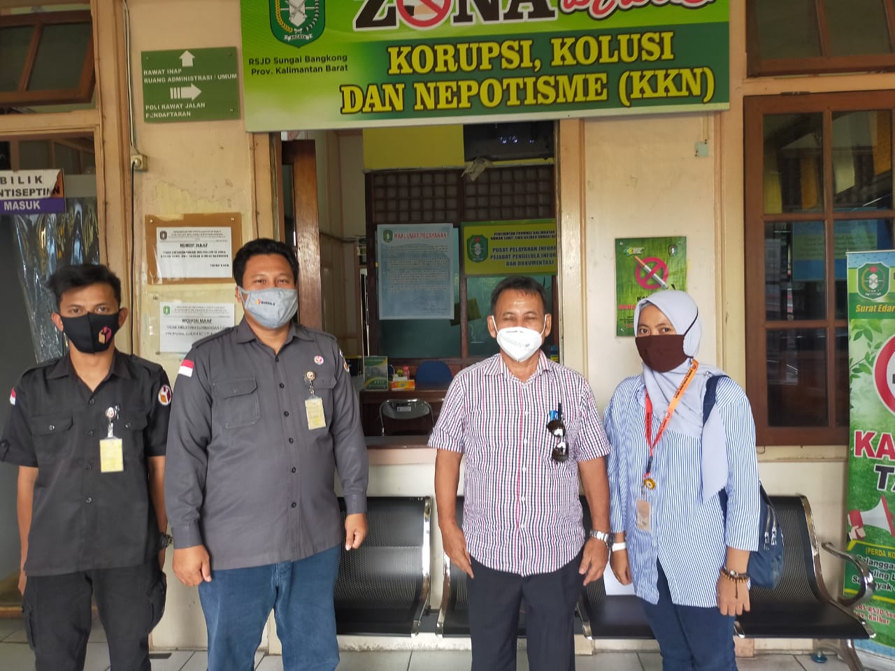 Pengawasan Pemeriksaan Kesehatan di RSJD Sungai Bangkong Pontianak.