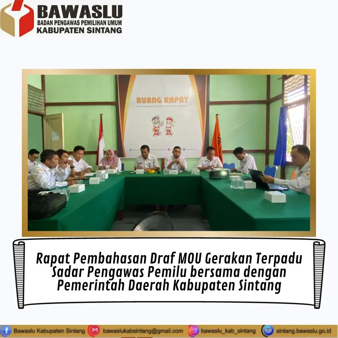 Rapat Pembahasan draf Nota Kesepakatan...