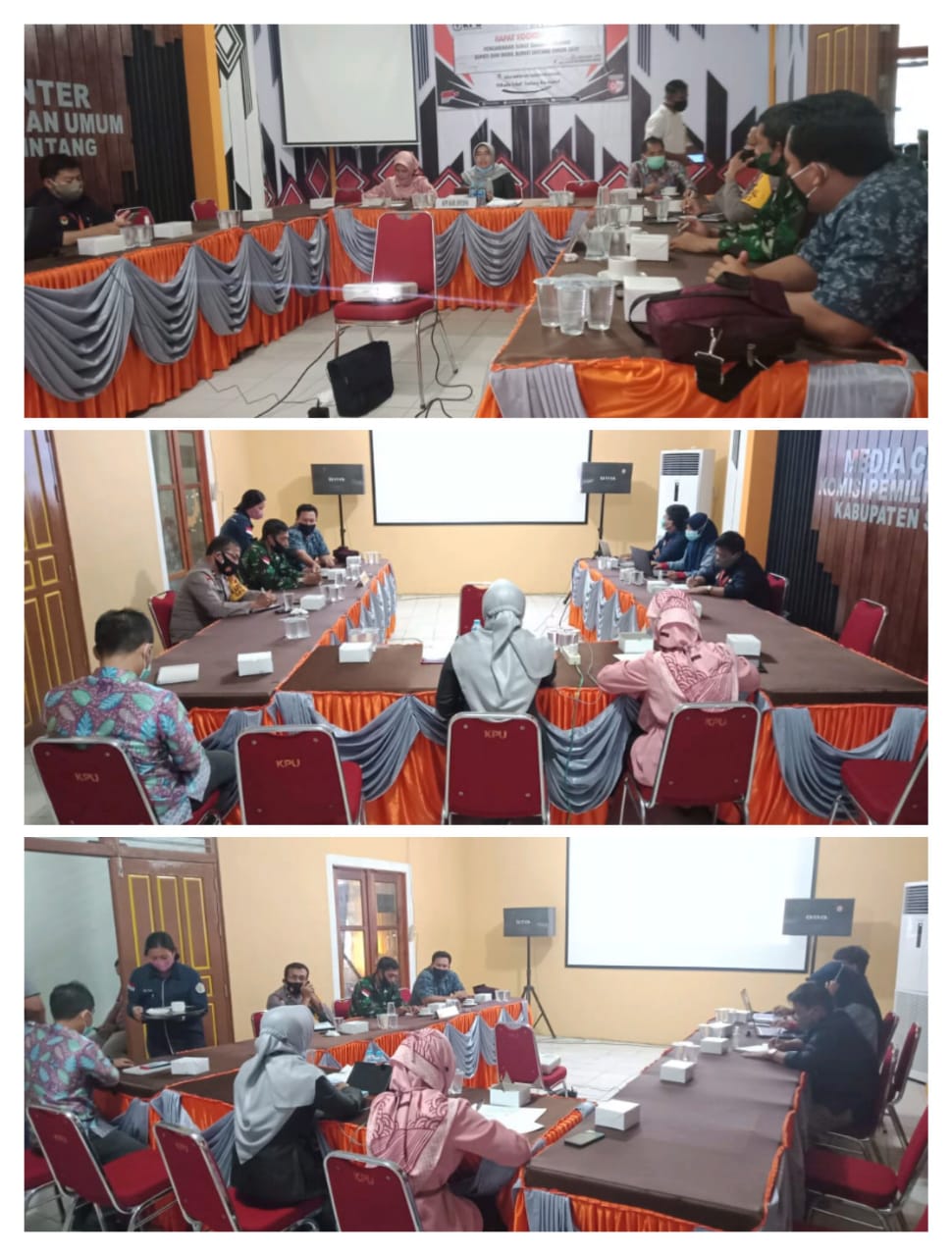 Rakor Pengamanan Surat Suara Pemilihan Bupati dan Wakil Bupati Sintang