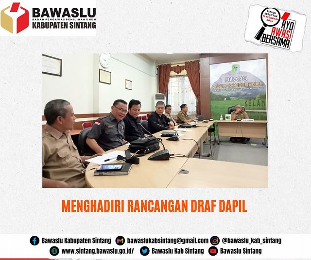 Pembahasan Rancangan Draf Dapil dan Alokasi Kursi DPRD Kab.Sintang.
