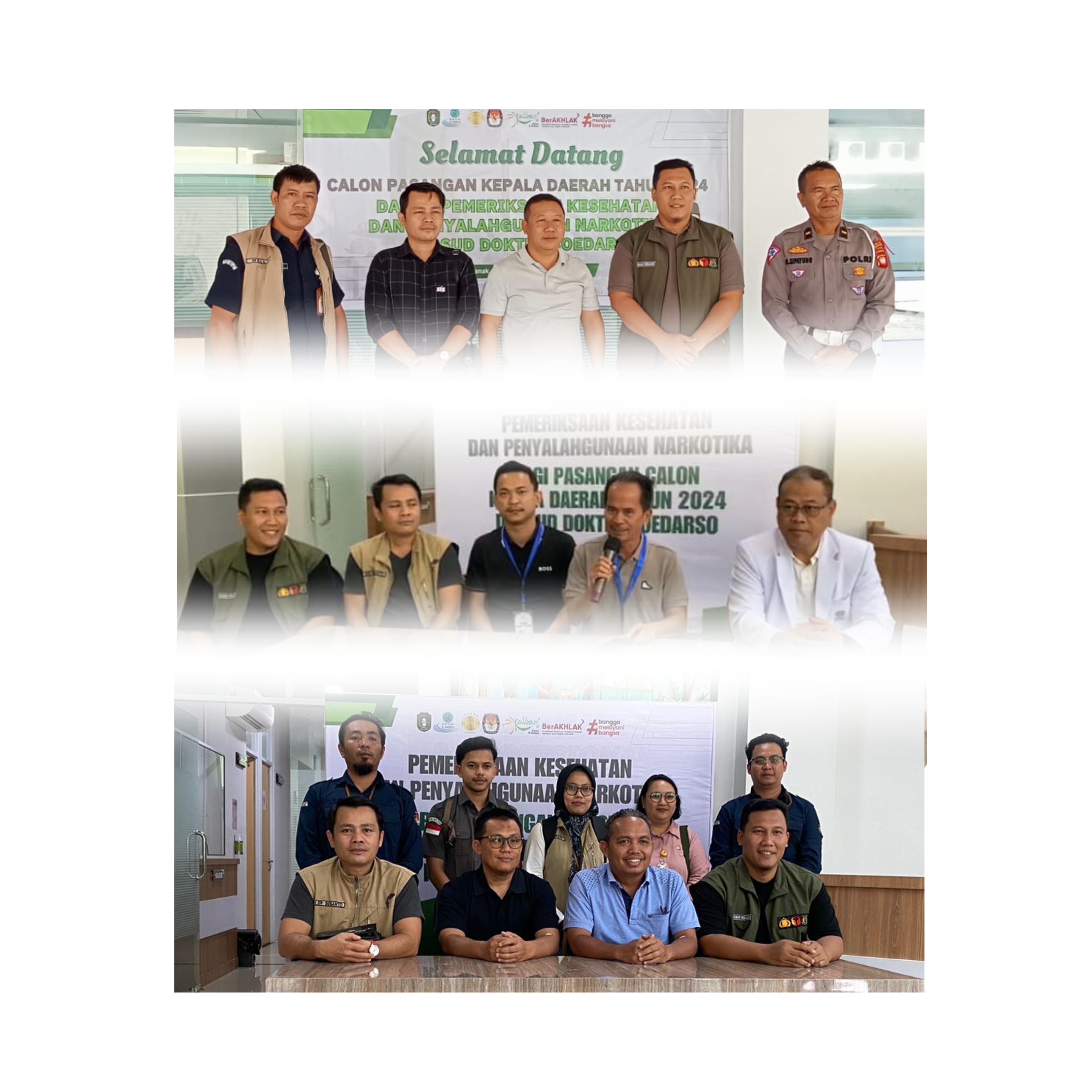 Tiga Paslon Bupati dan Wakil Bupati Sintang Telah Jalani Pemeriksaan Kesehatan: Bawaslu Lakukan Pengawasan Langsung