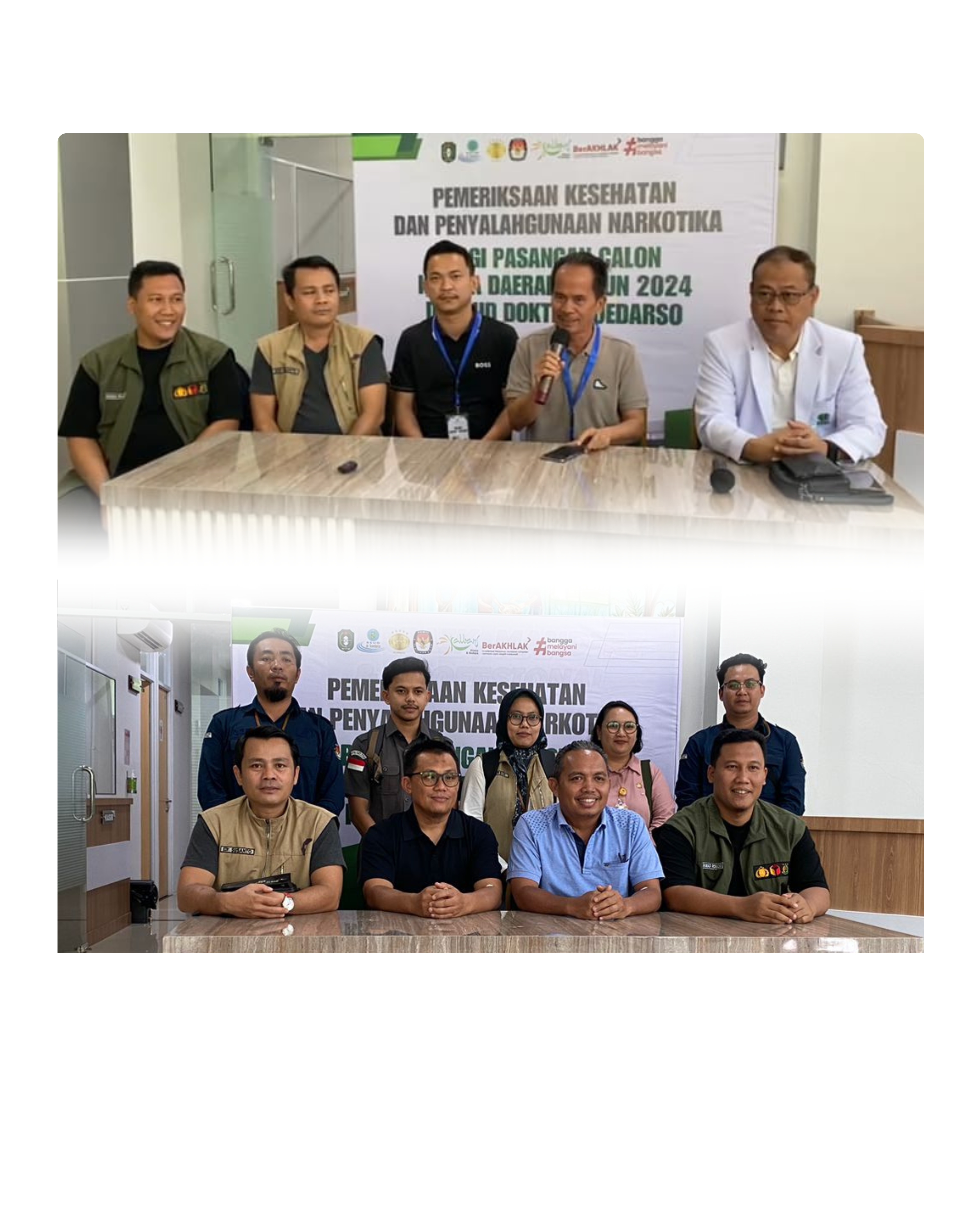 Dokumentasi Pengawasan Pemeriksaan Kesehatan Bakal Calon Bupati dan Wakil Bupati Sintang