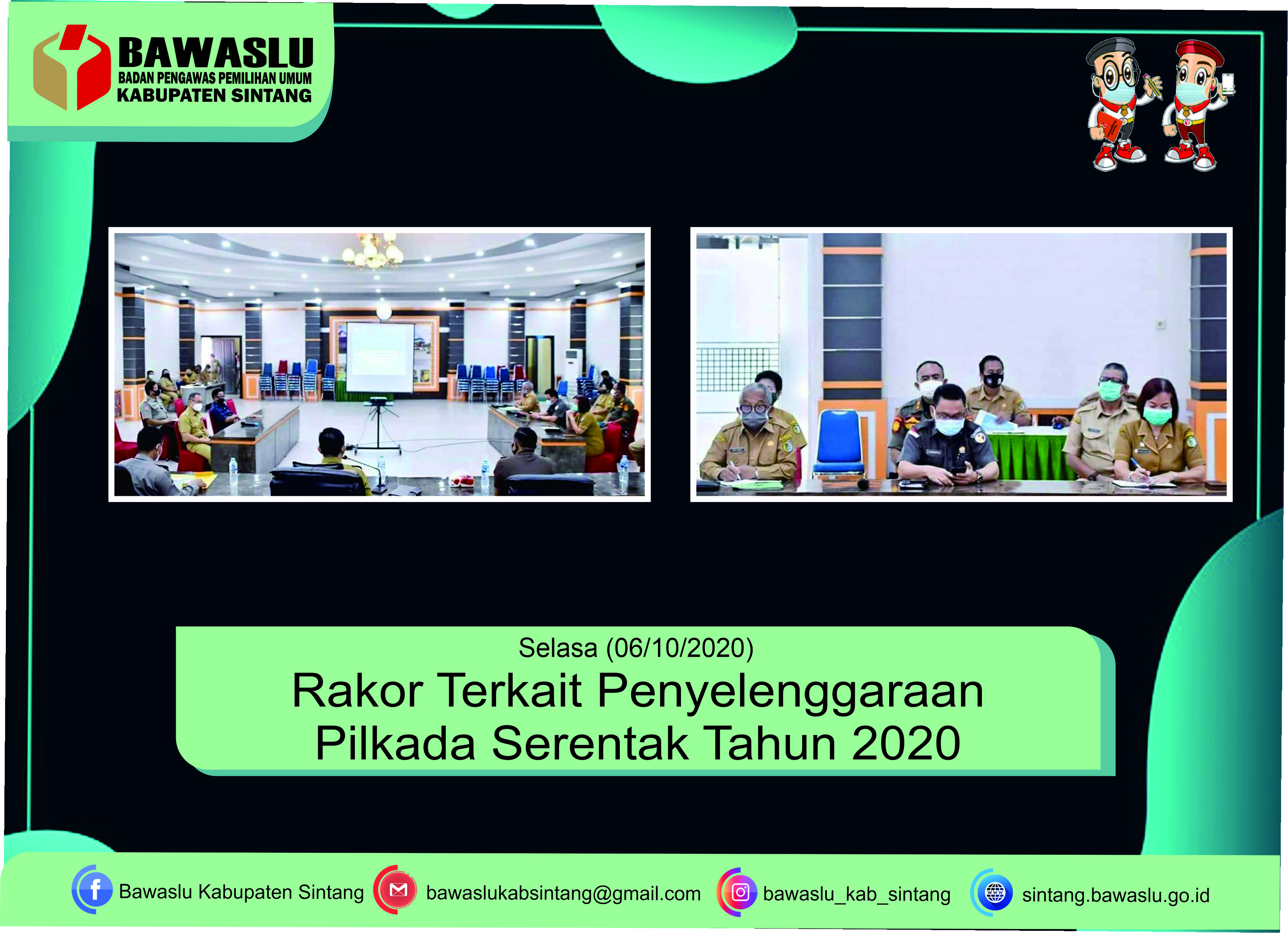 Rakor Terkait Penyelenggaraan Pilkada Serentak Tahun 2020