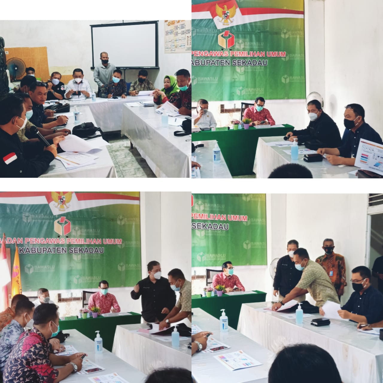 Ketua Bawaslu Sintang Menghadiri Undangan Rapat Kerja Penyusunan Rencana Hukum 2021 di Bawaslu Sekadau