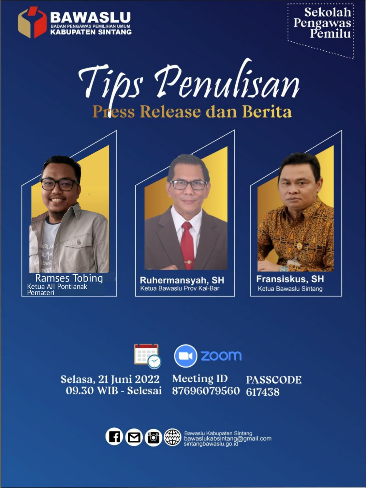 Zoomet Tips Penulisan Press Release dan Berita Besok...