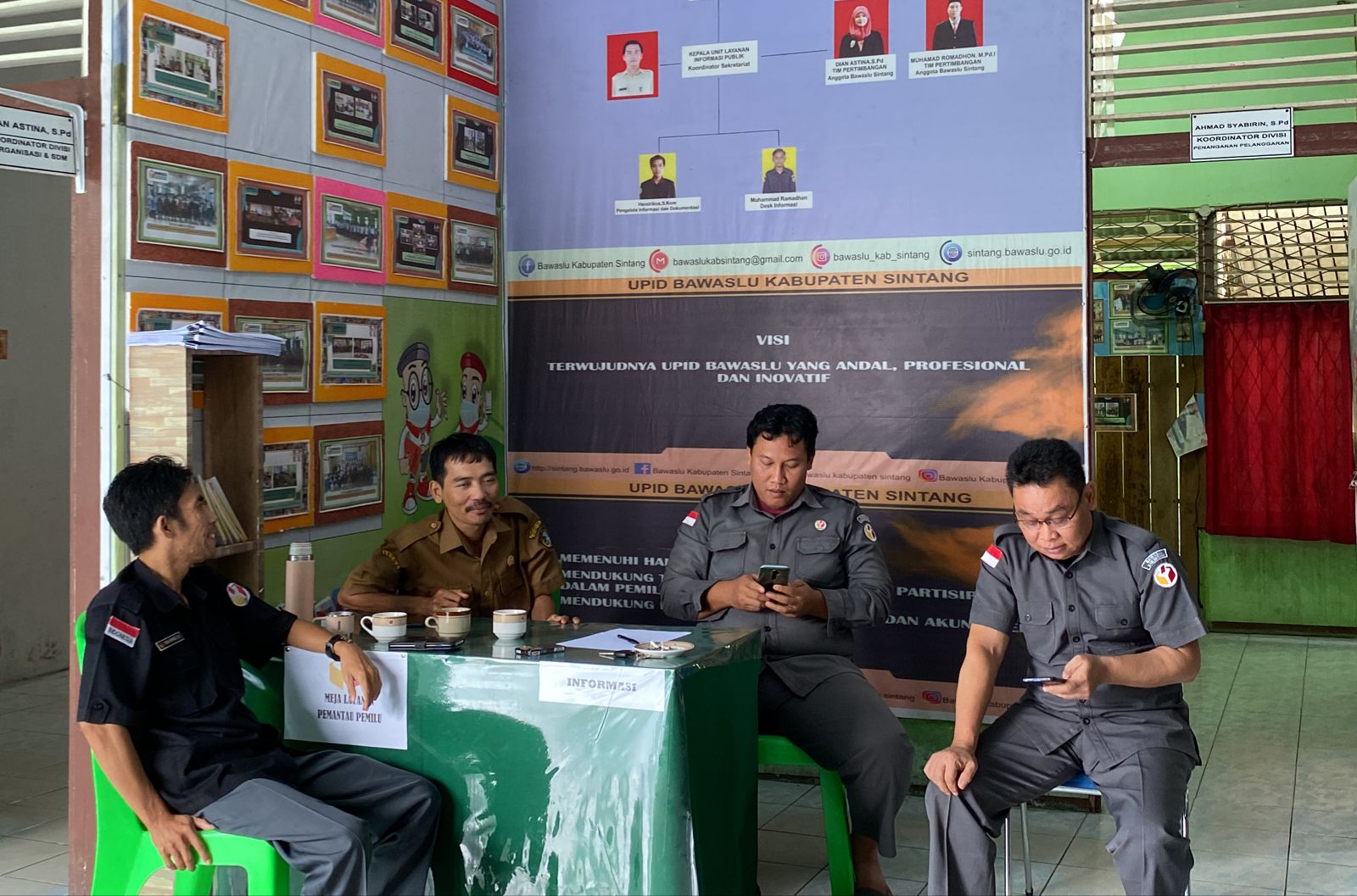 Agenda Rapat mengenai persiapan Simulasi PS dan Evaluasi hasil pengawasan Verifikasi Partai Politik serta Pengawasan SIPOL