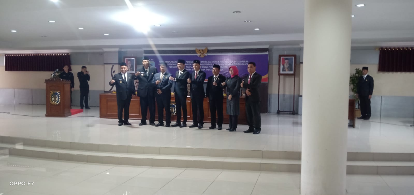 Ketua Bawaslu Hadir dalam (PAW) anggota DPRD Sintang