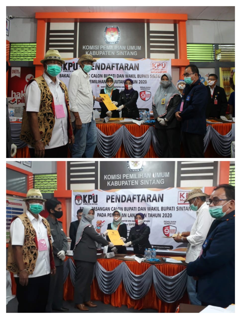 Pengawasan Pendaftaran Bakal Pasangan Calon Bupati dan Wakil Bupati Sintang Tahun 2020 "hari Ke-3"