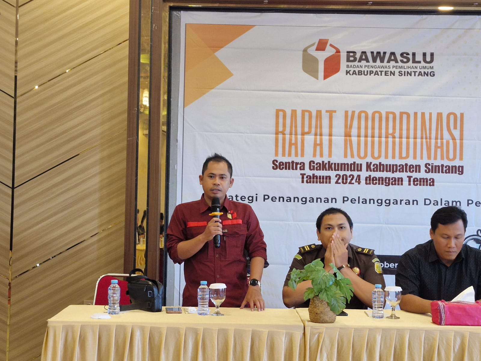 Sambutan Kordif PP pada Saat Kegiatan Rakor