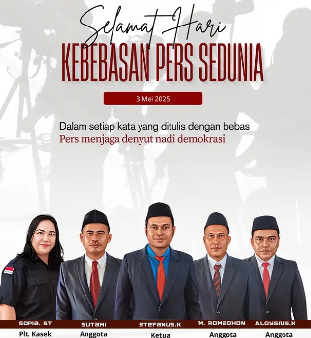 Hari Kebebasan Pers Sedunia: Bawaslu Sintang Ajak Media Kawal Demokrasi Bersama