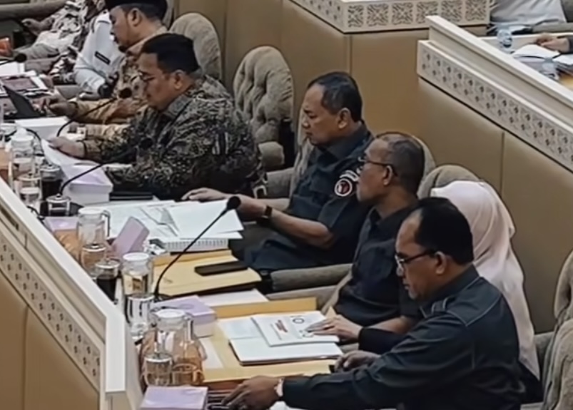 Suasana Rapat Dengar Pendapat (RDP) Bawaslu dengan Komisi II DPR RI (7/7/2025).