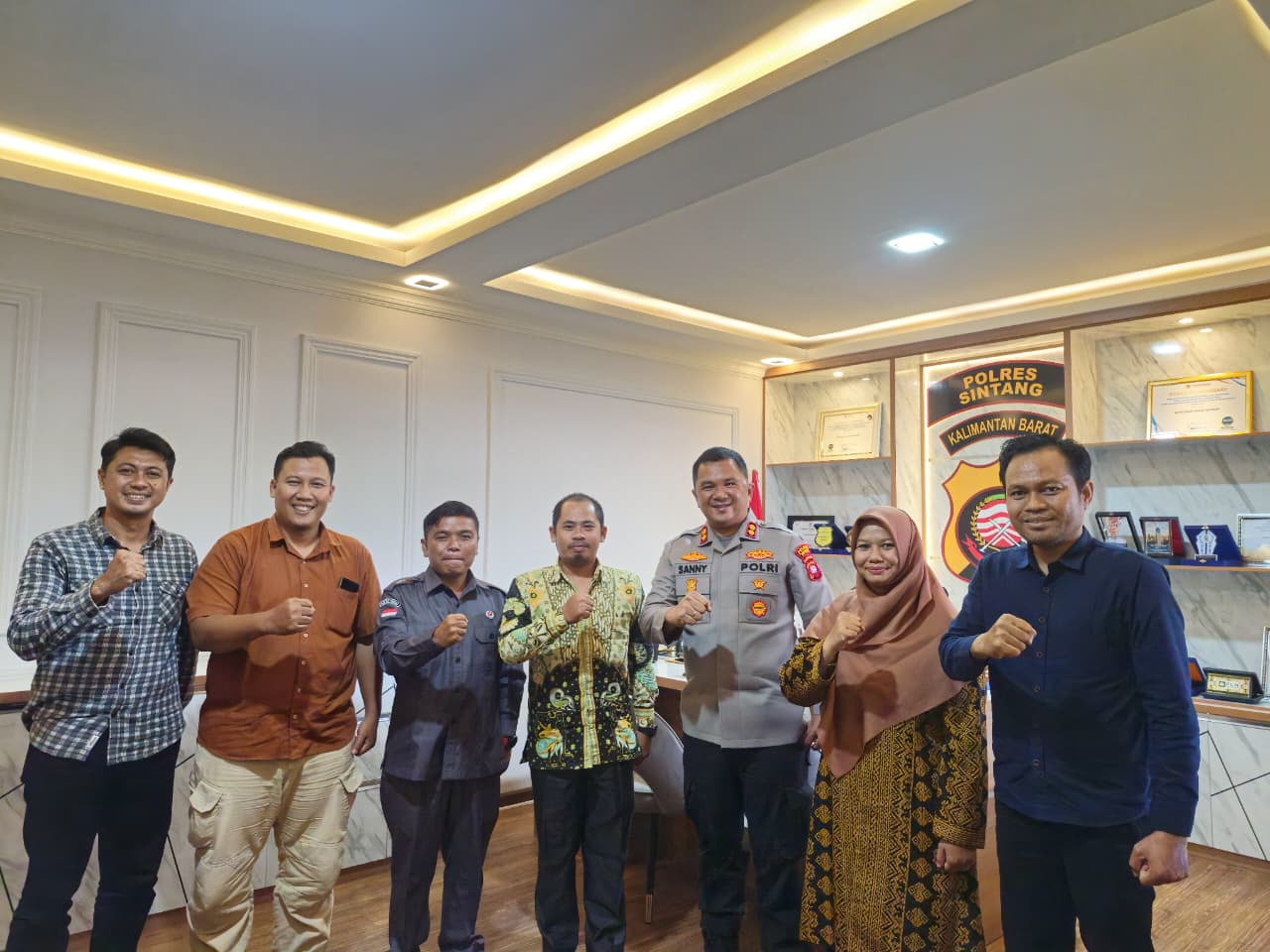 Bawaslu Sintang Lakukan Silaturahmi ke Polres Sintang, Perkuat Hubungan Antar Lembaga