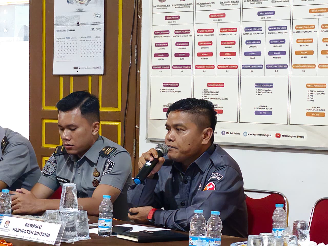 Anggota Bawaslu Sintang Hadiri Rakor Persiapan Rapat Pleno Terbuka PDPB Triwulan III Tahun 2025