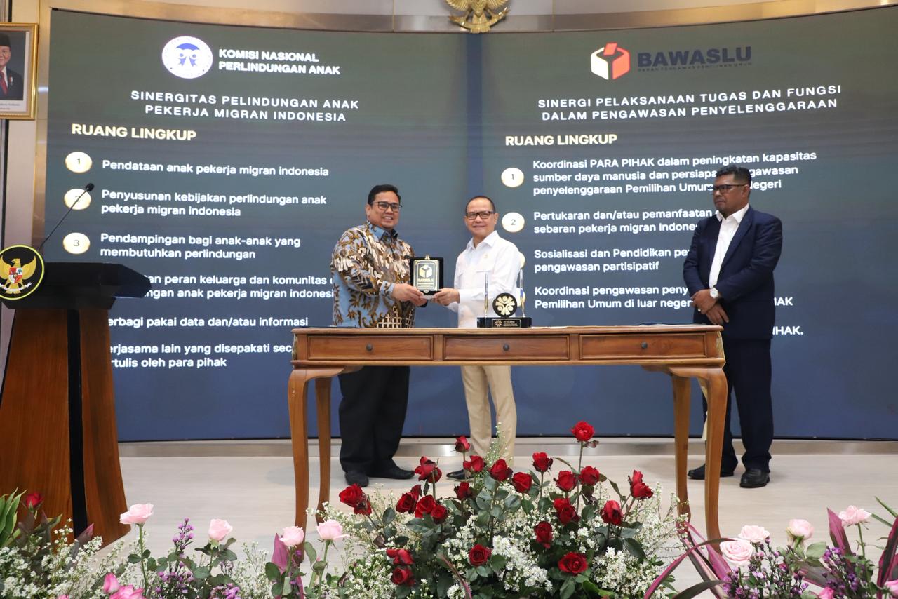 Bawaslu-BP2MI Sepakati Kerja Sama Perkuat Perlindungan Hak Pilih