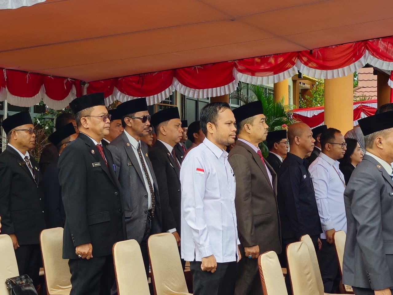 Ketua Bawaslu Sintang Hadiri Upacara Peringatan HUT ke-69 Pemerintah Provinsi Kalimantan Barat