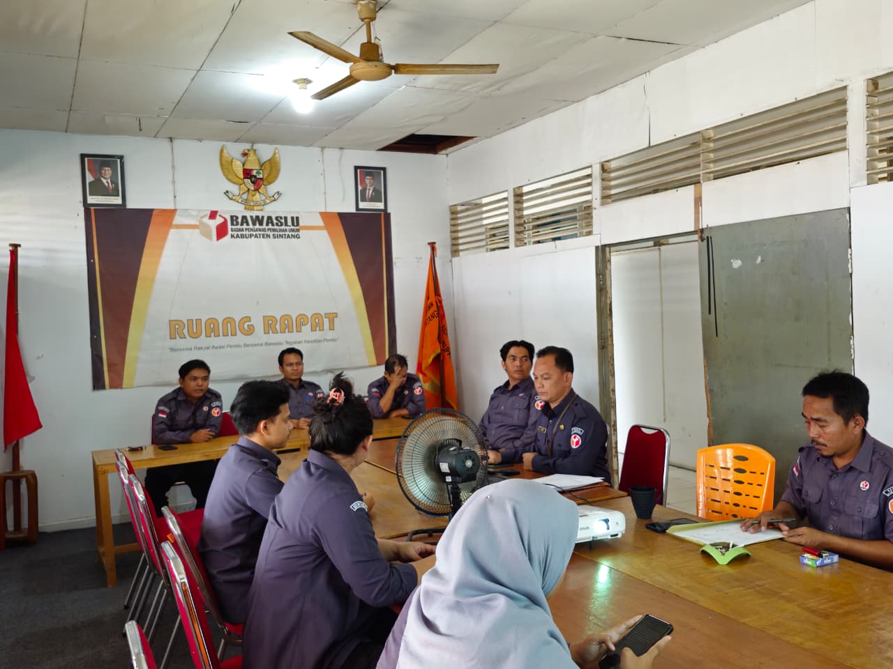 Bentuk Saka Adhyasta Pemilu, Bawaslu Sintang Susun Kepengurusan