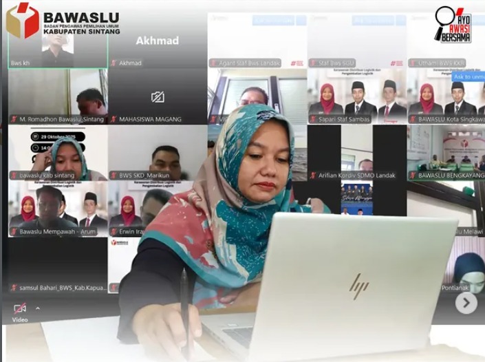 Bawaslu Sintang Fasilitasi Selasa Menyapa Bahas Pengawasan Distribusi dan Pengembalian Logistik