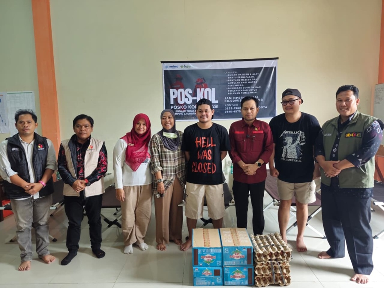 Bawaslu Sintang Sambangi POS-KOL Karhutla, Bantuan Kemanusiaan Jadi Awal Kolaborasi Demokrasi