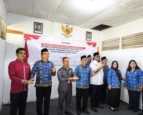 Pelantikan PPPK Bawaslu