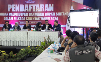 pengawasan pencalonan bupati dan wakil bupati sintang tahun 2024