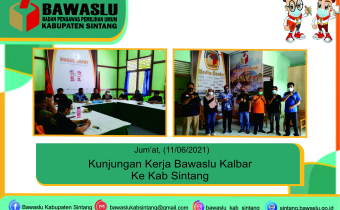 Briefing Ketua Bawaslu Kalbar serta Penguatan Kapasitas bagi Bawaslu Kab Sintang