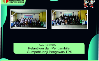 Pelantikan dan Pengawas Pemungutan Suara di Kayan Hulu