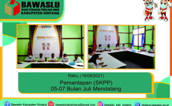 Pemantapan (SKPP) yang akan dilaksanakan pada tanggal 05-07 Bulan Juli mendatang