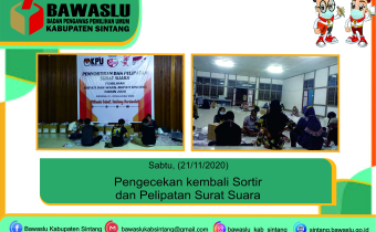 Pengecekan kembali Sortir dan Pelipatan Surat Suara
