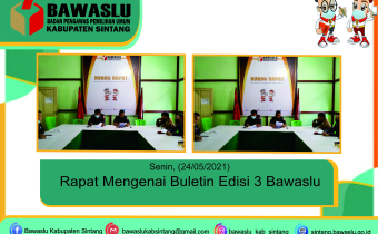 Rapat Mengenai Buletin Edisi 3 Bawaslu