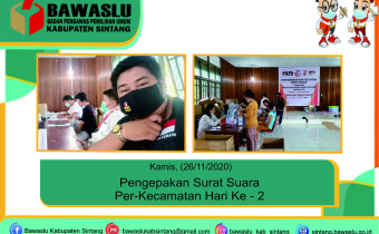 Pengepakan Surat Suara Per-Kecamatan