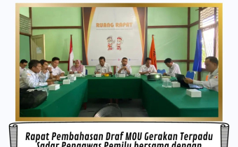 Rapat Pembahasan draf Nota Kesepakatan...