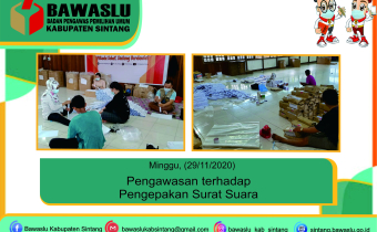 Pengawasan terhadap Pengepakan Surat Suara