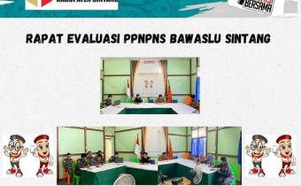 Rapat Evaluasi PPNPNS Bawaslu Sintang