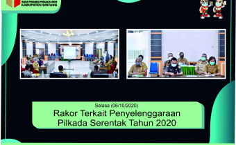 Rakor Terkait Penyelenggaraan Pilkada Serentak Tahun 2020