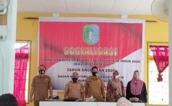 Sosialisasi Pemilihan Bupati dan Wakil Bupati Sintang Tahun 2020