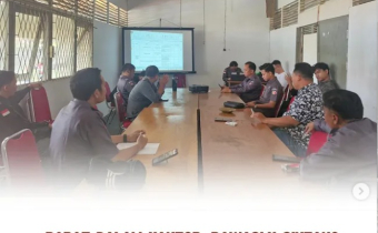 Bawaslu Kabupaten Sintang adakan Rapat Internal Penyusunan Program Kerja Non-Tahapan Tahun 2025