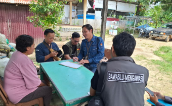 Bawaslu Sintang Awasi Pelaksanaan Coklit Terbatas (COKTAS)