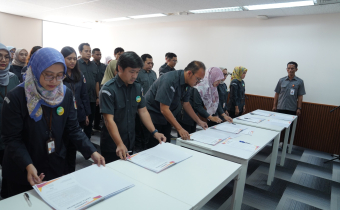 Pencanangan Pembangunan Zona Integritas Inspektorat Utama menuju WBK/WBBM, Jakarta, Senin (8/9/2025)/Foto: Publikasi dan Pemberitaan Bawaslu