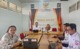 Bawaslu Kabupaten Sintang Hadiri Pelatihan Protokoler yang Diselenggarakan Bawaslu Kalbar Secara Daring