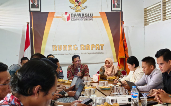 Bawaslu Sintang Jadi Tuan Rumah Penguatan Kelembagaan Bawaslu Se-Kalbar