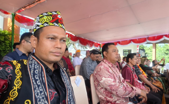 Ketua Bawaslu Sintang Hadiri Upacara dan Saprahan Hari Jadi ke-664 Kota Sintang