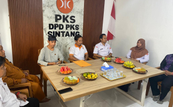 Melalui Konsolidasi Demokrasi, Bawaslu Sintang dan PKS Perkuat Sinergi Demokrasi 