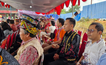 Bawaslu Kabupaten Sintang Hadiri Pembukaan Pekan Gawai Dayak Ke-XIII Tahun 2026