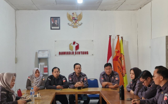 Kawal Hak Pilih Masyarakat, Bawaslu Sintang Matangkan Strategi Pengawasan COKTAS Triwulan III 2026