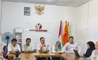 Evaluasi Kinerja dan Susun Langkah Strategis, Bawaslu Sintang Perkuat Koordinasi Internal